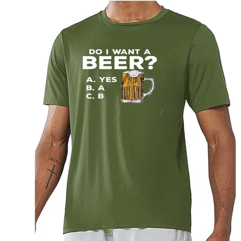 Oversized Unisexs Tshirts Summer Beer Print Tee Shirt Funny Beer Retro Cool Design Street Short Sleeve Top Beer Friday Unisex Clothes