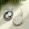 Boucles d'oreilles pendantes Ovales Filigranées Camée Portrait Vintage Noir Blanc Dame Victorienne Boucles d'oreilles pendantes pour Femmes Bijoux Gothiques Cadeaux