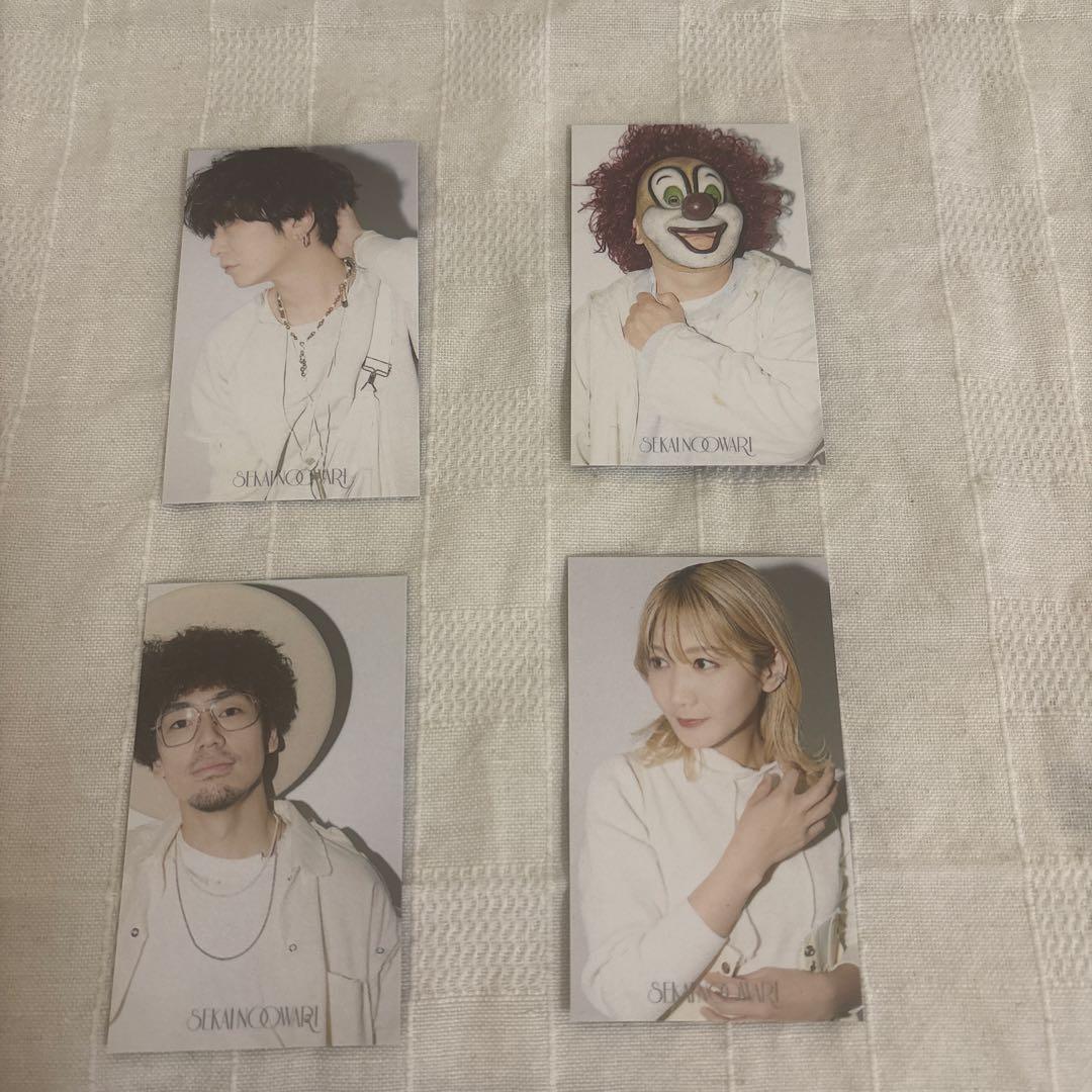 [Б/У] SEKAI NO OWARI (Конец света) Карточка для обмена  Habit Photo Card  Бонусный предмет