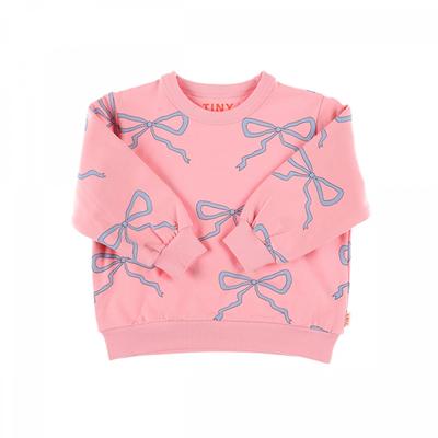 Tiny Cotton AW24 062 P17 Hættetrøje med sløjfer Bånd Børne Hættetrøje