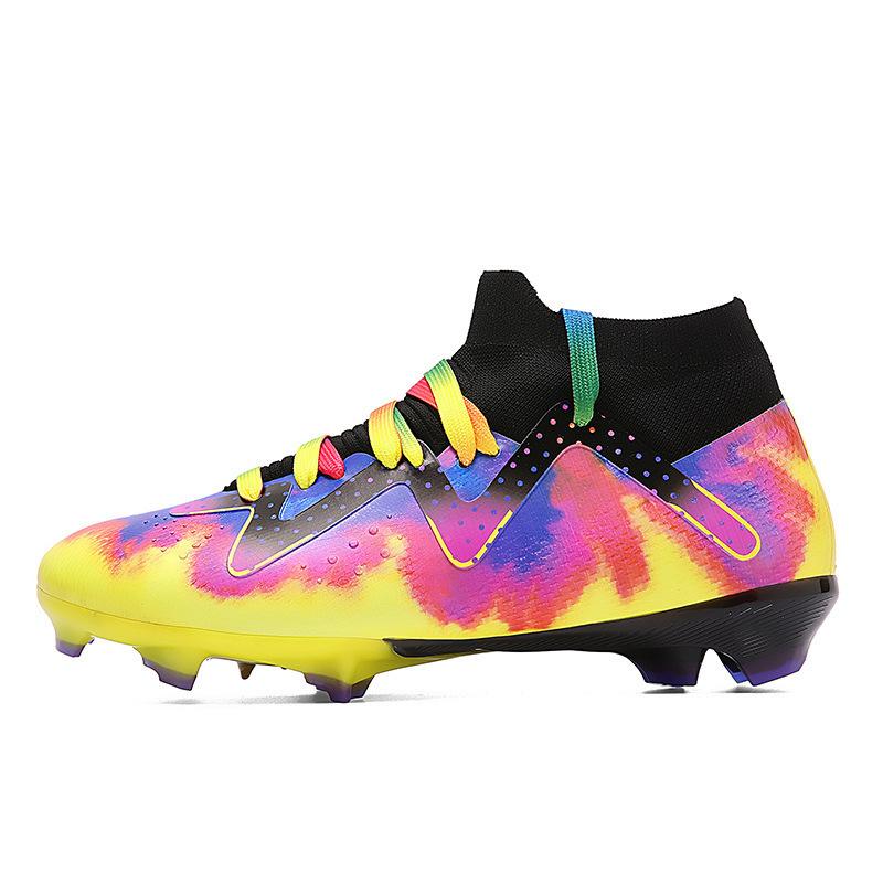 

Football Shoes Boys And Girls Teenagers Students Tf Broken Nails Spikes Artificial Turf Game Training Shoes 34