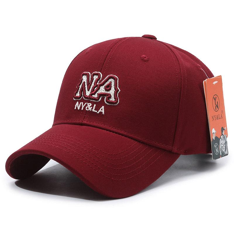 New Embroidery Ball Baseball Cap Sports Sunscreen Men's and Women's Sun Hats Breathable Versatile Casual Duck Tongue