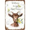 Metal Tin Sign Painting 20x30cm Wall Art Decor Vintage