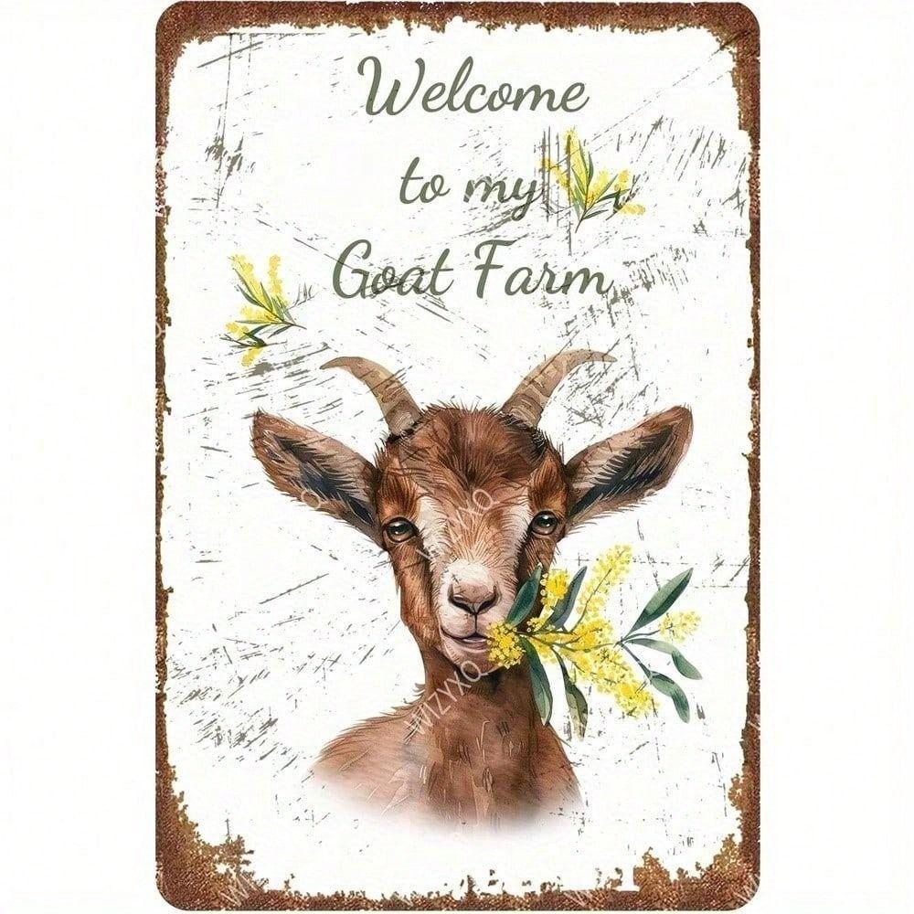Metal Tin Sign Painting 20x30cm Wall Art Decor Vintage