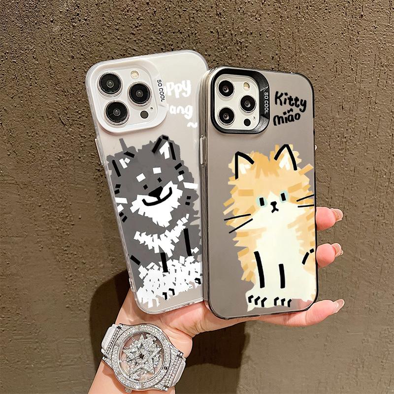 Silicone Case For Vivo V60 V50 V40 Lite V30E iPhone 17 16 15 14 13 12 11 Samsung A06 A16 A26 A36 A56 Cover DIY Painted Cartoon Shockproof Phone Bumper