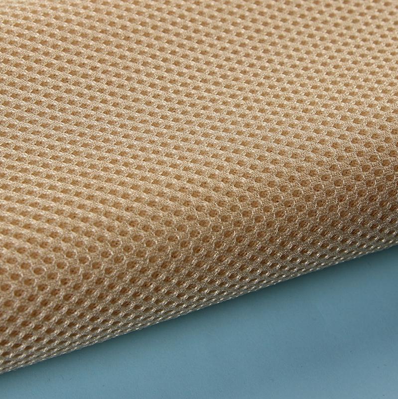 3D Three-layer Elastic Mesh Fabric By The Meter for Clothing Bed Linings Shoes Sewing Plain Interlayer Cloth Thickend Breathable