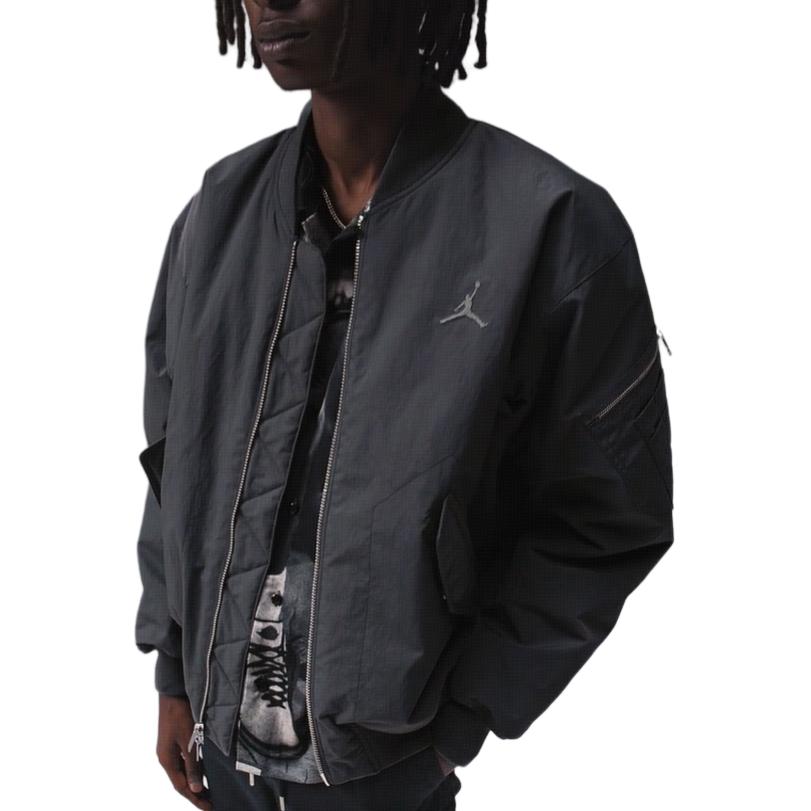 Jordan Renegade Outdoor Casual Sports Stand Collar Zip Jacket Men Jacket Iron-Gray FV7268-068