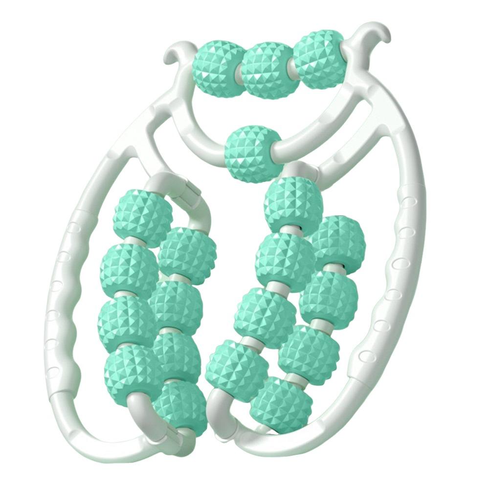 

Deep Tissue Massage Muscle Roller Massager Legs Body Massage Roller Muscle Relaxation Green 20 Rounds