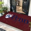 Education U-University of Pennsylvania Floor Mat Soft Flannel Entrance Door Mat Non Slip Absorbent Bathroom Bedroom Floor Rug