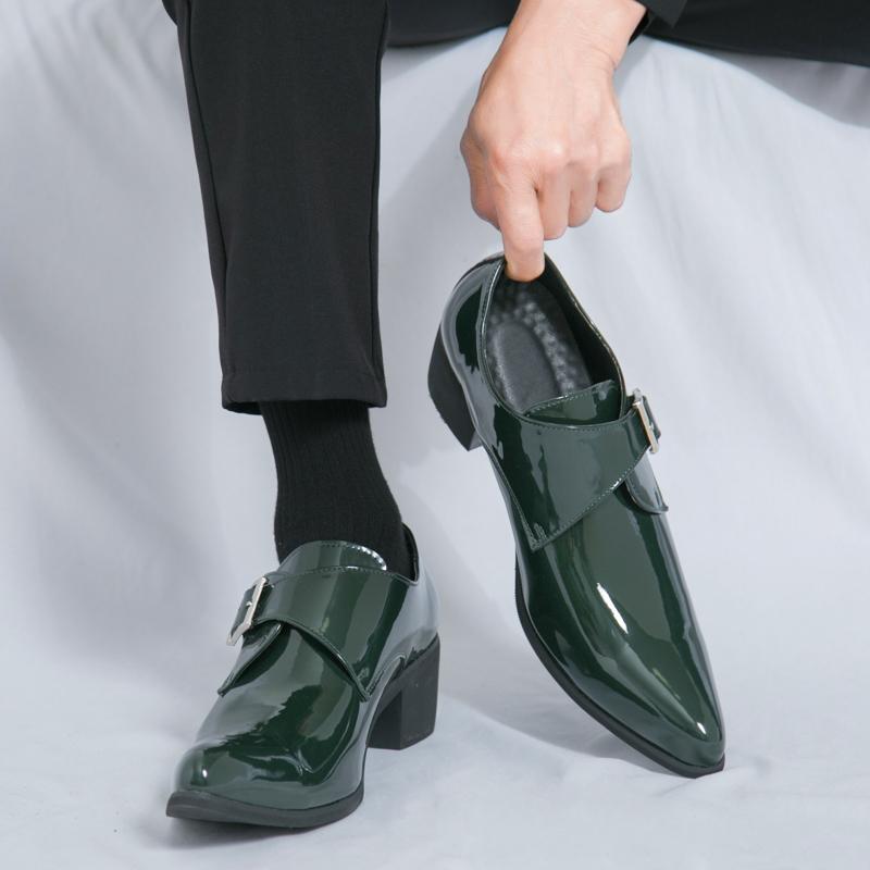 Fashion Newest Italian Oxford Shoes for Men Luxury Patent Leather Wedding Shoes Pointed Toe Dress Shoes Classic Derbies Plus Size 38-46