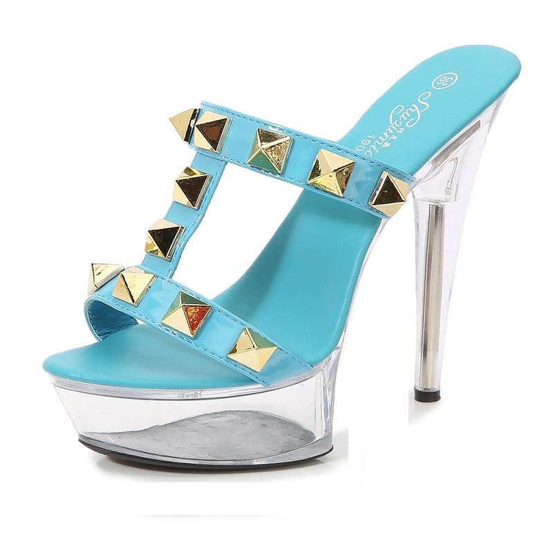 Женская обувь на шпильке для ночного клуба — фото 5