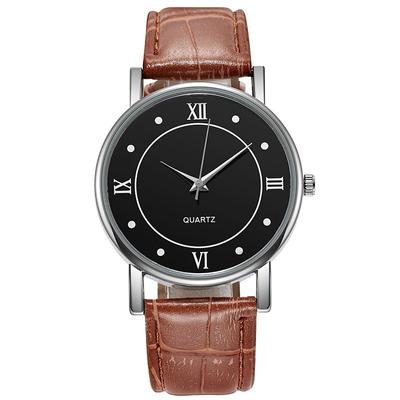 Orologio da Uomo Business Semplice Orologio al Quarzo Impermeabile per la Vita Quotidiana Cinturino in Pelle alla Moda Sportivo Versatile Orologio da Polso