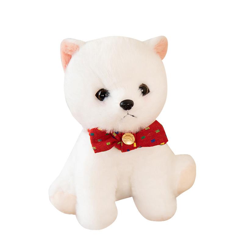 Niedlich Niedlich Welpe Hund Pommersche Puppe Plüschtier Teetasse Hund Puppe Kinder Beruhigungspuppe Geschenk