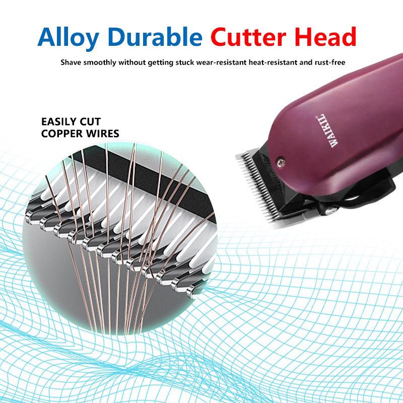 Corded Electric Hair Clipper & Salon Scissors Set