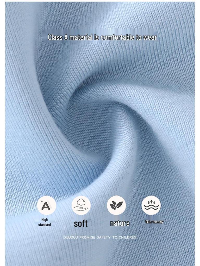 DUUDUU 2025 Navy Long Sleeve & Pants Boys' Spring Set