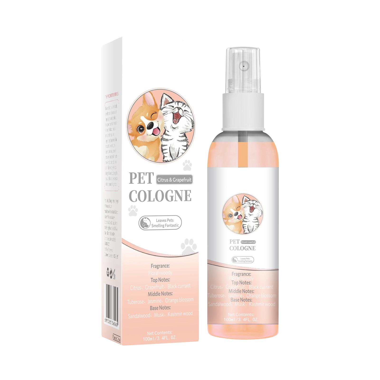 

Спрей для собак и кошек, кондиционер и запах, духи для удаления запаха собаки, духи для удаления запаха кошки для всех типов шерсти, 100 мл/3,4 унции One Size оранжевый