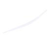 Rear Trunk Lip Spoiler White Adhesive Tail Trunk Spoiler Wing Universal Fit 46in Rear Lip Exterior
