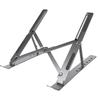 Aluminum Desktop Laptop Stand, Foldable Adjustable Riser Holder, Portable, Compatible With 10‑15.6 Inch  Laptops