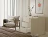Cómoda 1D3S Armario 1 Puerta 3 Cajones Para Sala de Estar Dormitorio Cachemira Beige