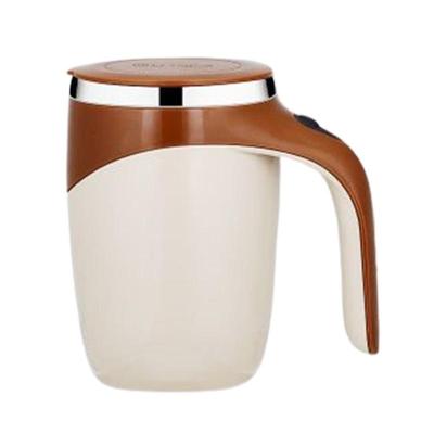380ml Self Stirring Mug 304 Stainless Steel Water Bottle Insulated Mixing Coffee Cup