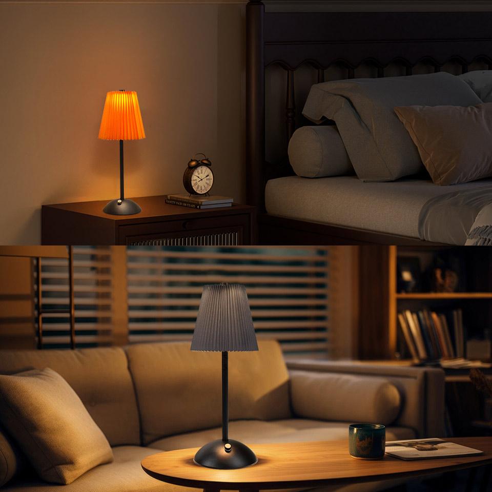 Rechargeable LED Table Lamps Touch Desk Lamp Wireless Night Light Restaurant Bar Desktop Mood Lighting Bar Decoration