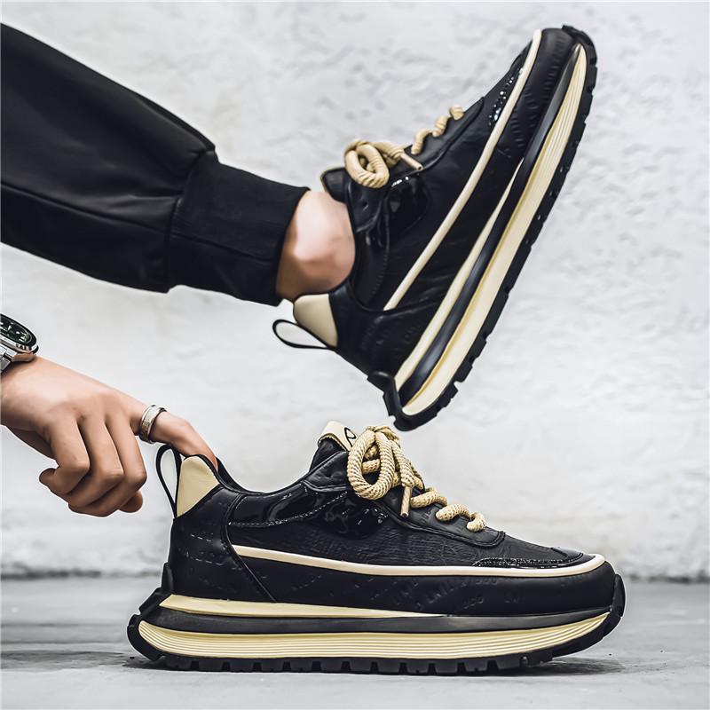 Fashion Platform Men's Sneakers Outdoor Good Quality Walking Shoes Men Athletic Shoes For Men On Office Vulcanized Sneakers Male