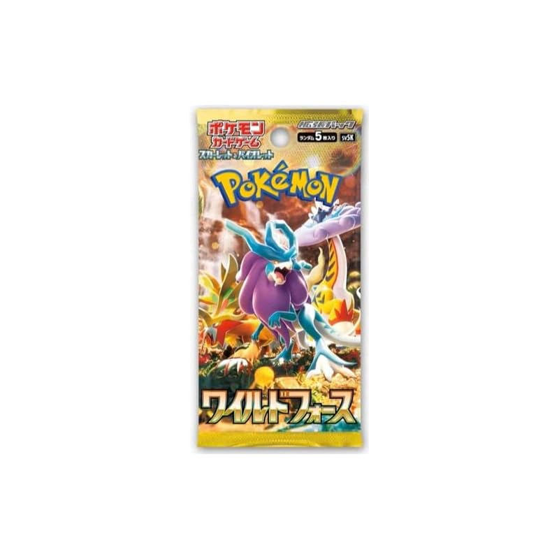 Pokémon-Kartenspiel Wild Force Boosterpack (5 Karten pro Packung) japanische Version