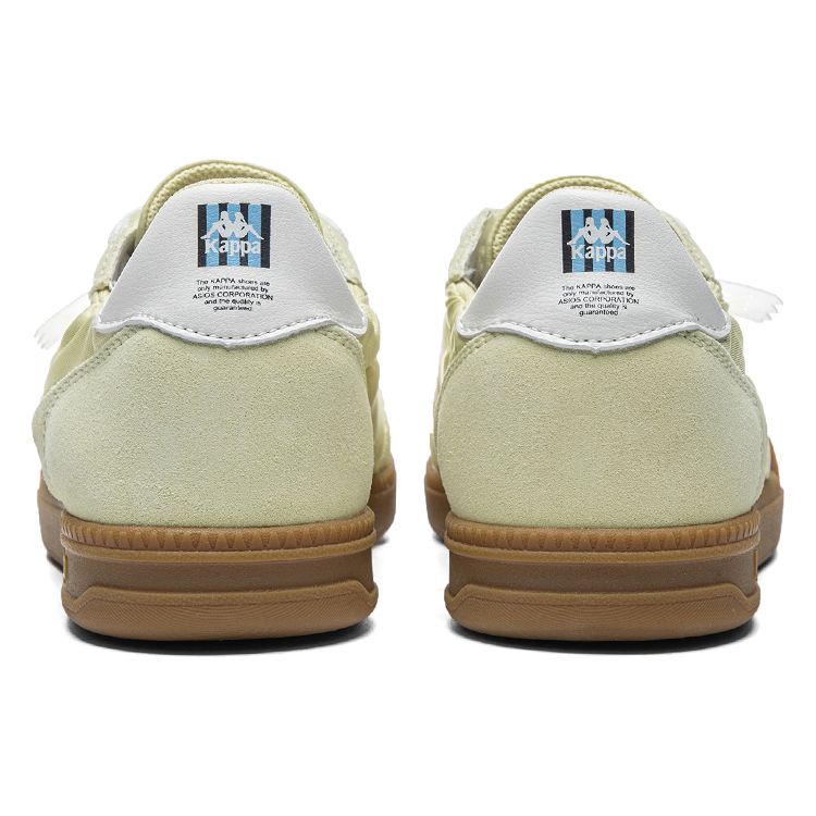 Kappa Comfortable Versatile Non-Slip Wear-Resistant Breathable Low-Top Skate Shoes Women sneaker Yellow White K0D05CC12CJ-328