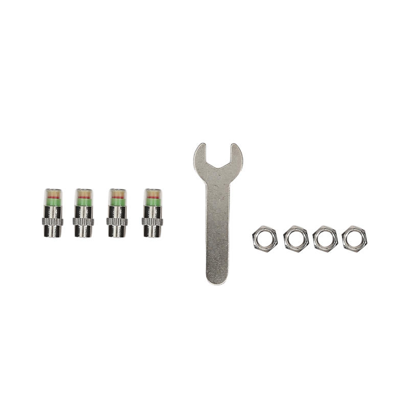 4Pcs Car Tire Pressure Monitor Valve Stem Caps Tire Pressure Monitor Sensor Indicator Set