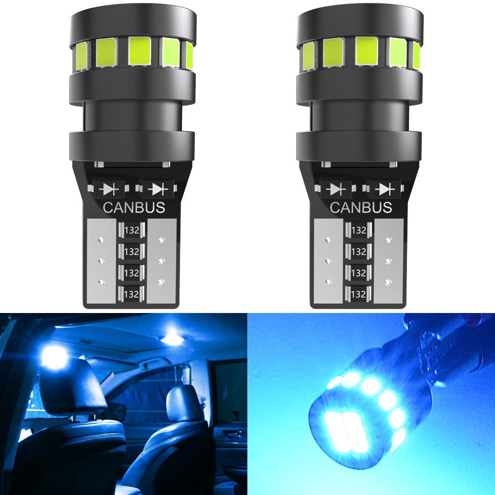 2X W5W 194 168 T10 18SMD 2015 Canbus LED Bulbs 12V For Car License Plate Light Interior Dome lights Reading Lamp 6000K White Red Bulbs 7