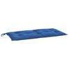 VidaXL Garden Bench Cushion, Bench Cover with String Ties, Waterproof Outdoor Cushion, Blue 100x50x7 Cm 361574