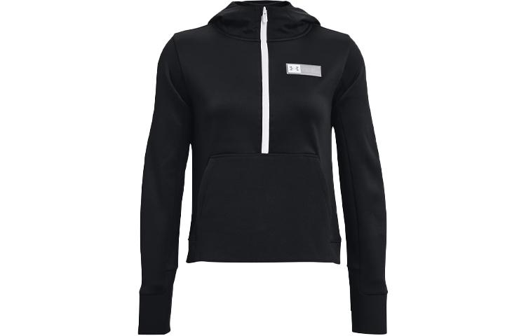 Under Armour Sweatshirts Women s Black Hooded Thickened Regular 1365874-001 M