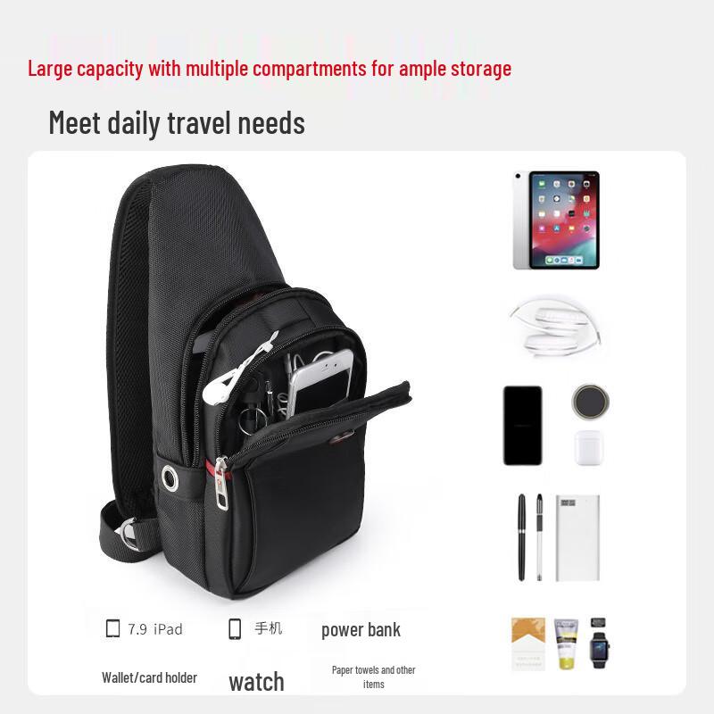 Мужская сумка-слинг Lidu Crossgear 1L