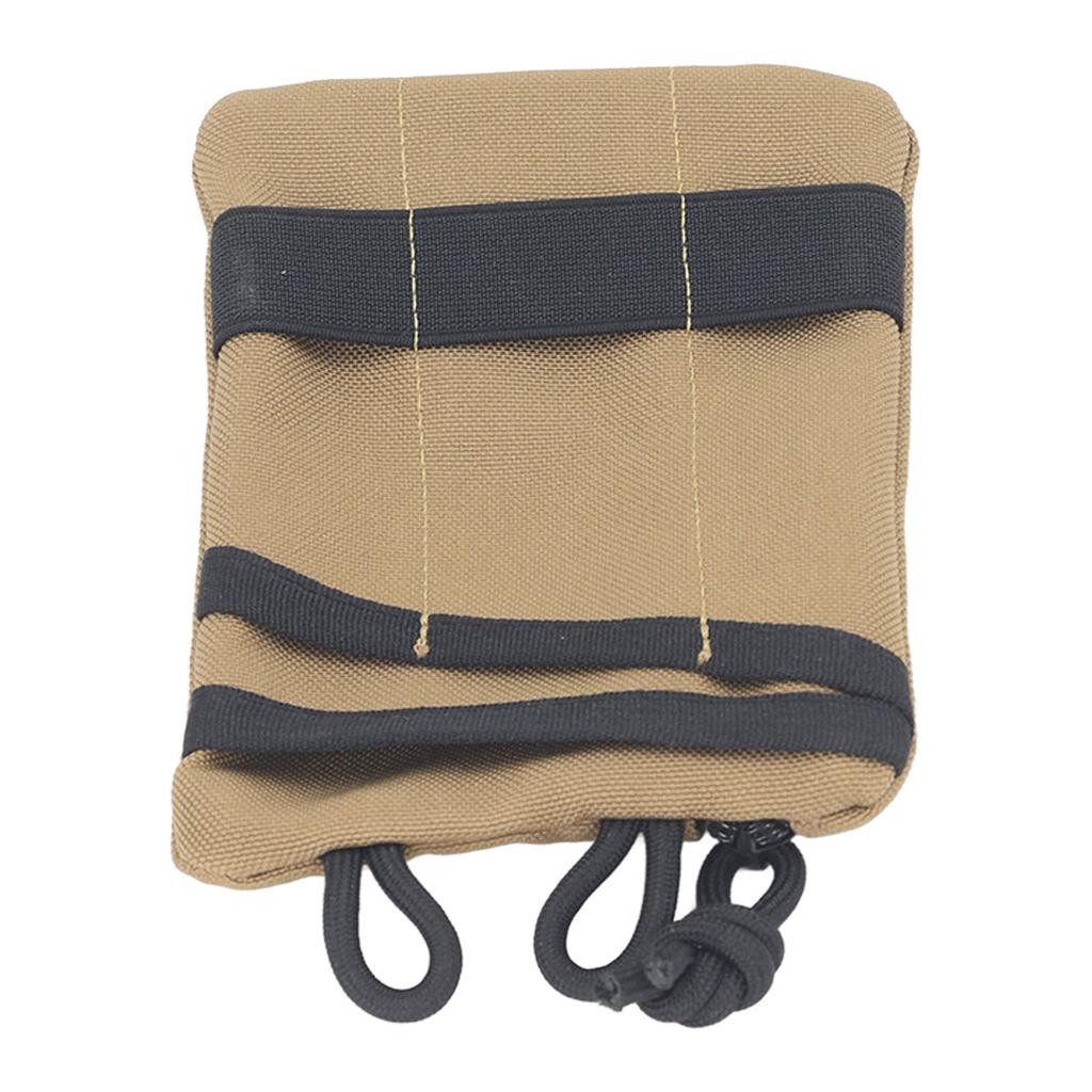Pung i Oxford-stoff Bærbare innskuddsposer Nøkkelkortholder Myntkortholder Belteveske Oppbevaringspose khaki