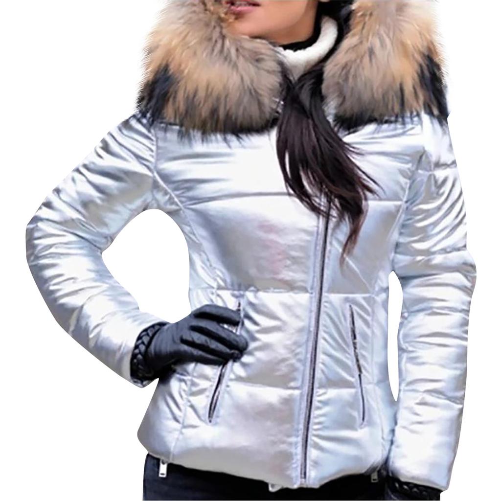 Mode Frauen Winter Hals Mit Kapuze Daunen Warmen Mantel Daunenjacke Windjacke Mantel