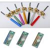Compacts Mini Pocket Fishing Rod Telescopic Pen Shaped Fishing Rod Collapsible Fishing Rod for Salt/Freshwater Fishing