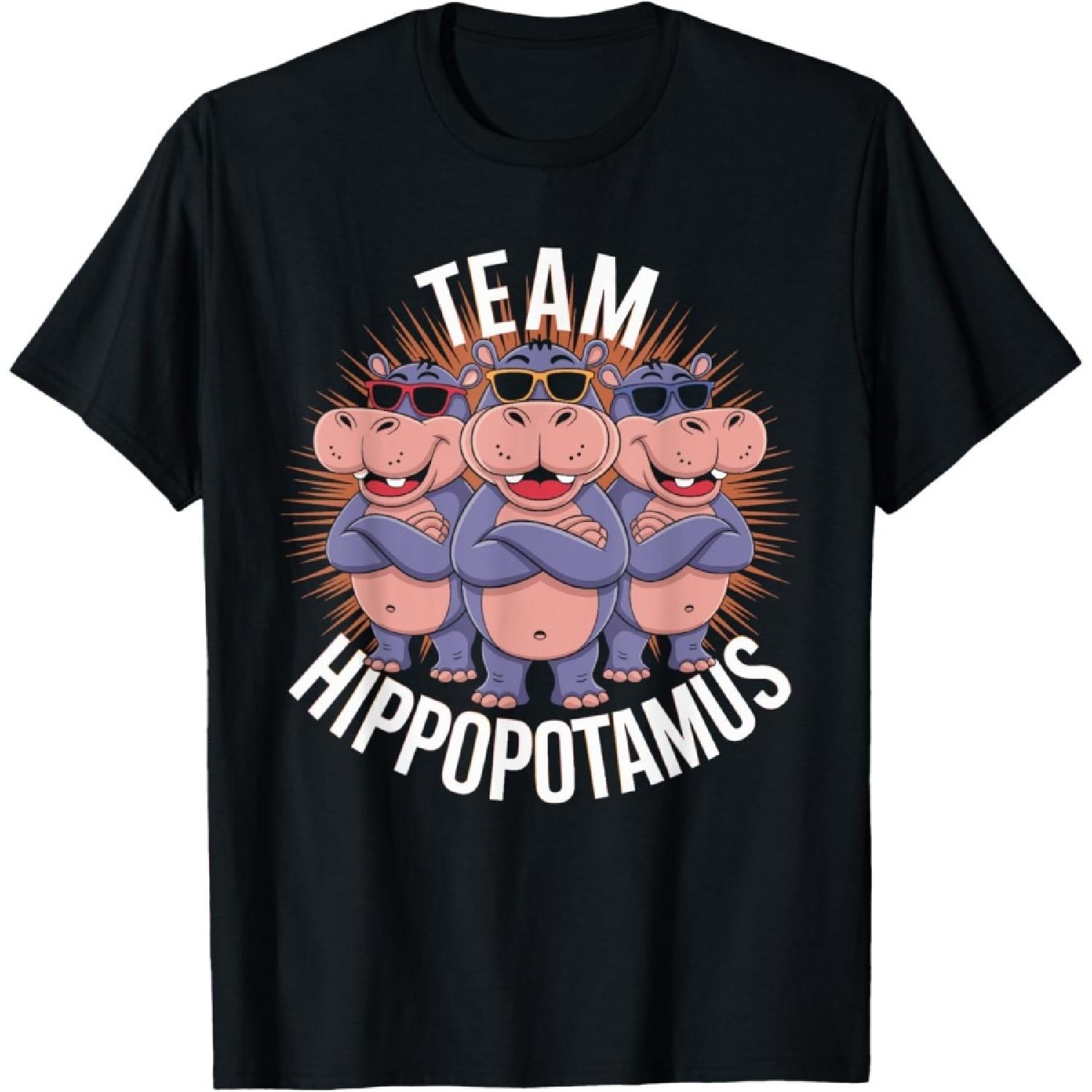 Team Hippopotamus Shirt _ Hippo Costume _ Products for Hippo T-Shirt S