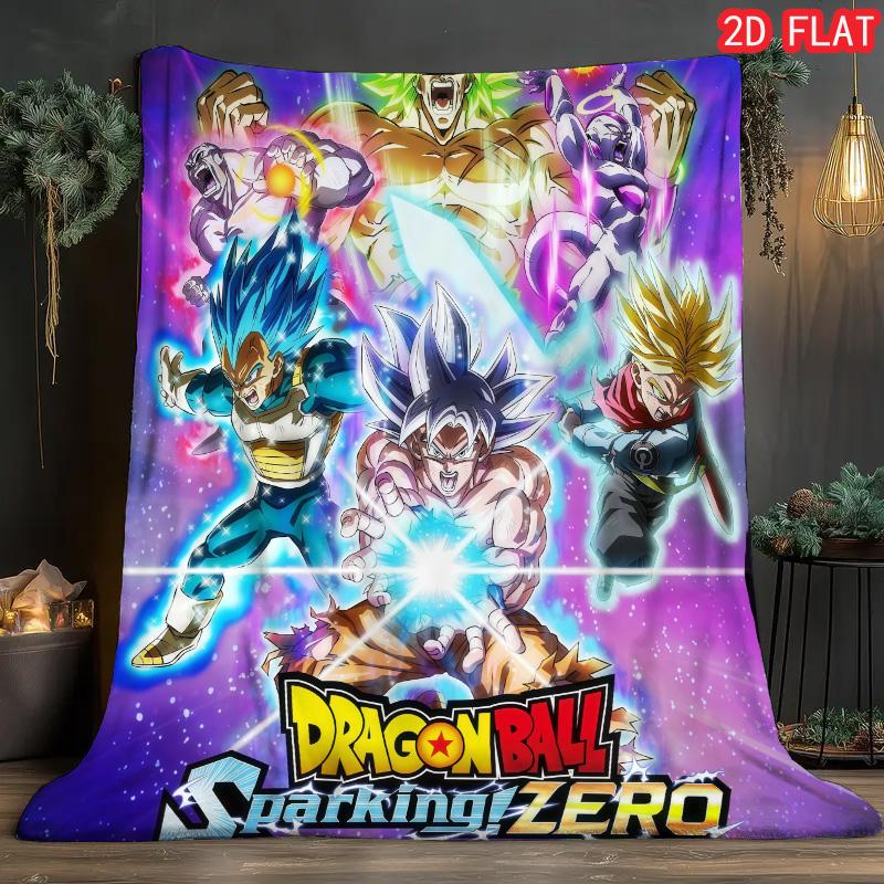 

Dragon Ball Stylish Home Blanket Printed Flannel Warm Blanket for Modern House Decor THW 75x90cm