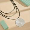 Personalisierte Punk-Stil Schichtketten, Damen Nische Retro Trend Festival Ethnische Stil Schmuck Zubehör
