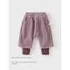 David Bella Children's Harem Pants 2026 Winter Collection Boys' Fleece Pants Girls' Fleece Fake Two-Piece Big Pp Pants