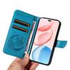 For Honor 400 Pro 5G (Global) Case Butterfly Pattern PU Leather Folio Flip Phone Cover -  Blue