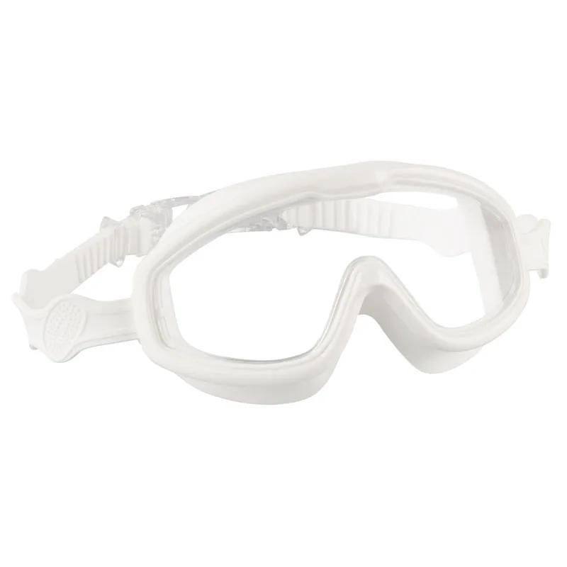 Outdoor Swim Goggles Large Frame Waterproof and for Kids Anti-Fog UV Protection Swimming Glasses for 8-13 Years Children
