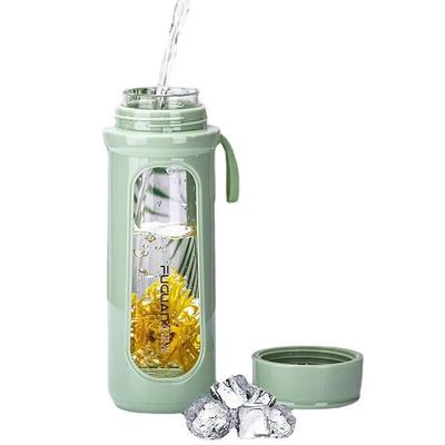 Fuguang Double-Layer Glass Water Bottle