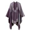 Ladies Jacquard Silver Silk Shawl Autumn and Winter Scarf Extended Thickened Cloak