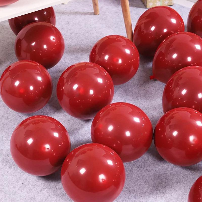 10-Inch Red Pomegranate Heart Balloon for Wedding & Event Decor