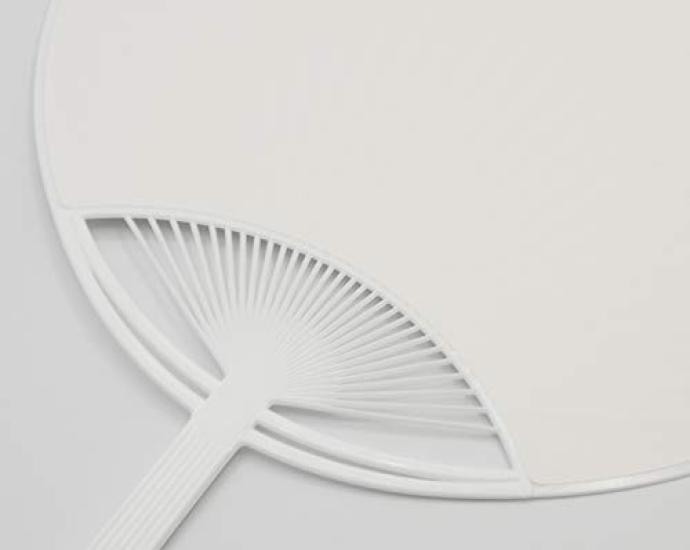 Set of 10 plain white standard size wide x 344mm perfect for Japanese-made fans, (242mm tall), crafting.