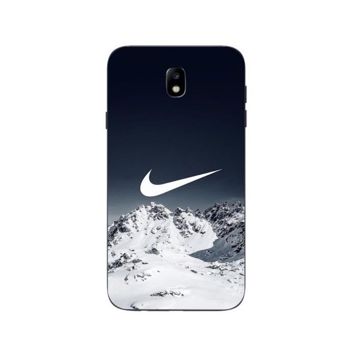 Case - Nike - Samsung Galaxy J7 2018 - Soft - Black - Mountain Fly Pattern