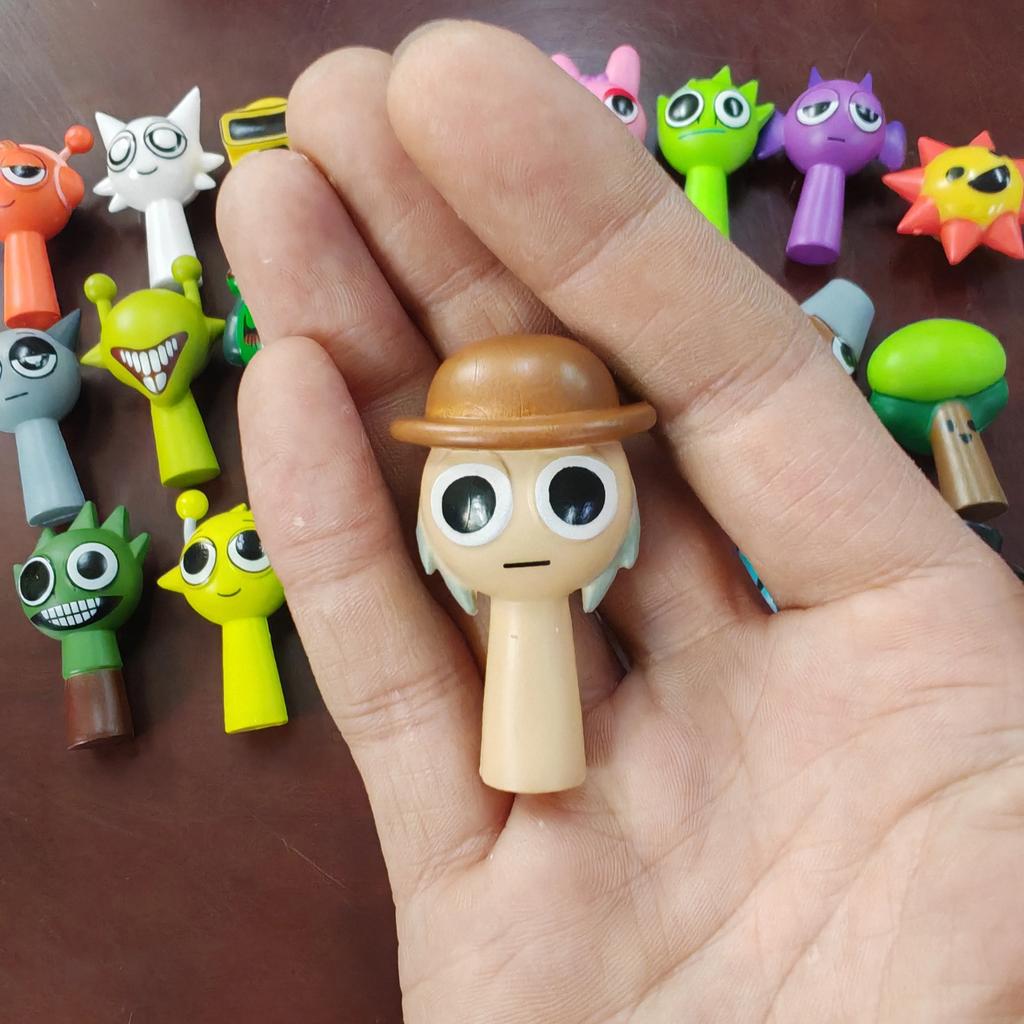 non-toxic 24pcs 4.5cm Funny Sprunki Figuras Model PVC Sprunki Game Action & Toy Figures