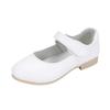 Girls PU Leather Shoes for Wedding Party Fashion Princess Kids Mary Janes Children Flats Hook & Loop Sweet Classic Cute Soft New