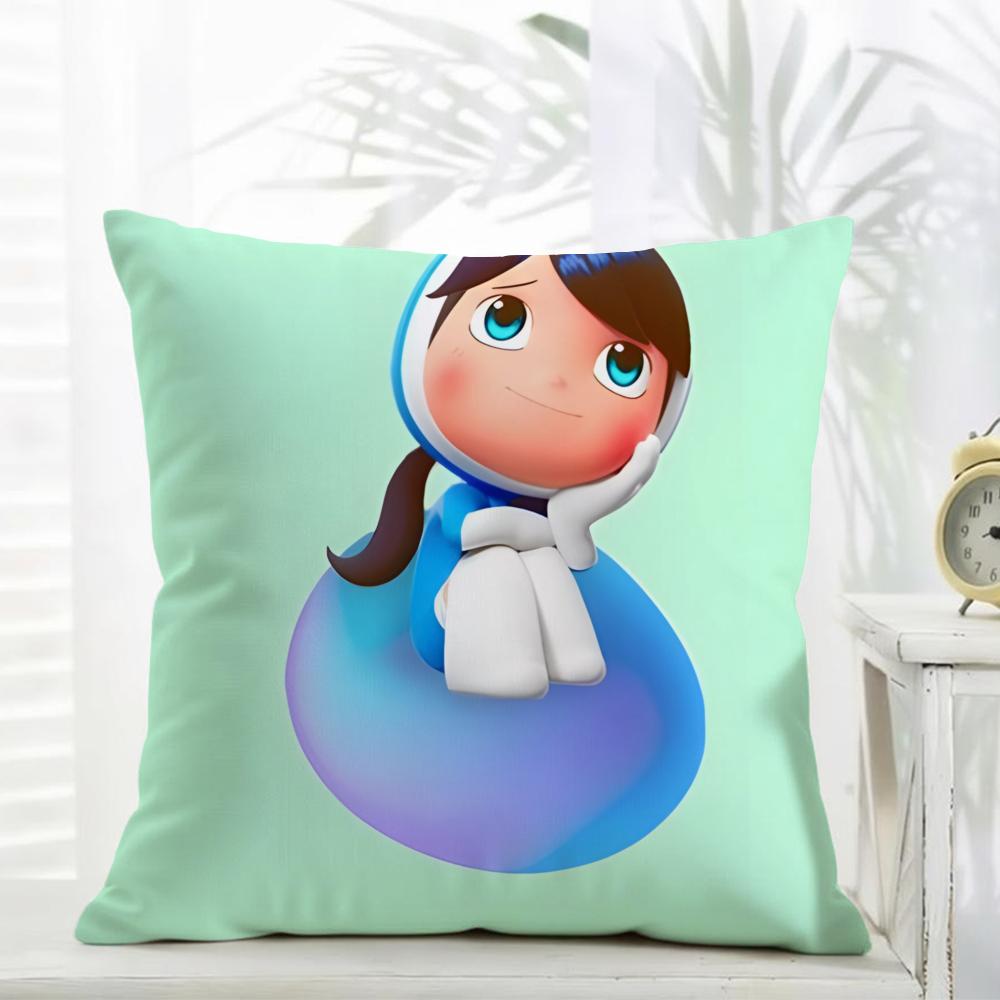 Yumis Cells Pillow KDrama AAnime Cushion Cover Daily Washable Linen Pillowcase Soft for Sofa Bed Home Room Decor